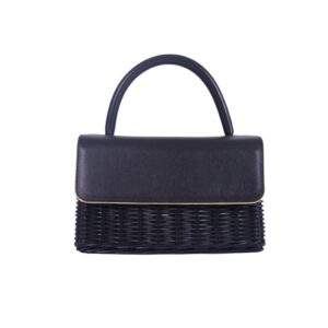 LONG STORY SHORT - Margie Black On Black - Tas Rotan - Yellow