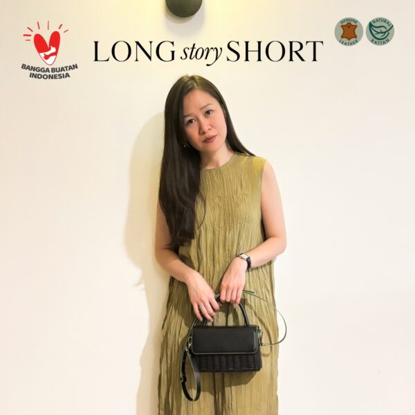 LONG STORY SHORT - Margie Black On Black - Tas Rotan - Image 8