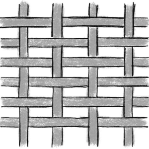 Sketch of Traditional Rattan Weaving